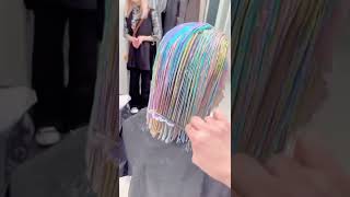 Celebrity Pastel Rainbow Hair Color 🍭 Wealth