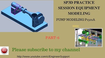 SP3D TRAINING TUTORIAL || PRACTICE EXERCISES -6 || MUPM MODELING IN SP3D ||  PO1501A ||