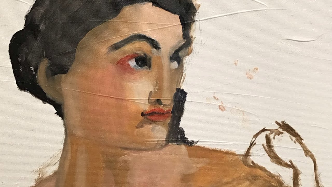 RMK is live! Part 1 Oil painting portrait 