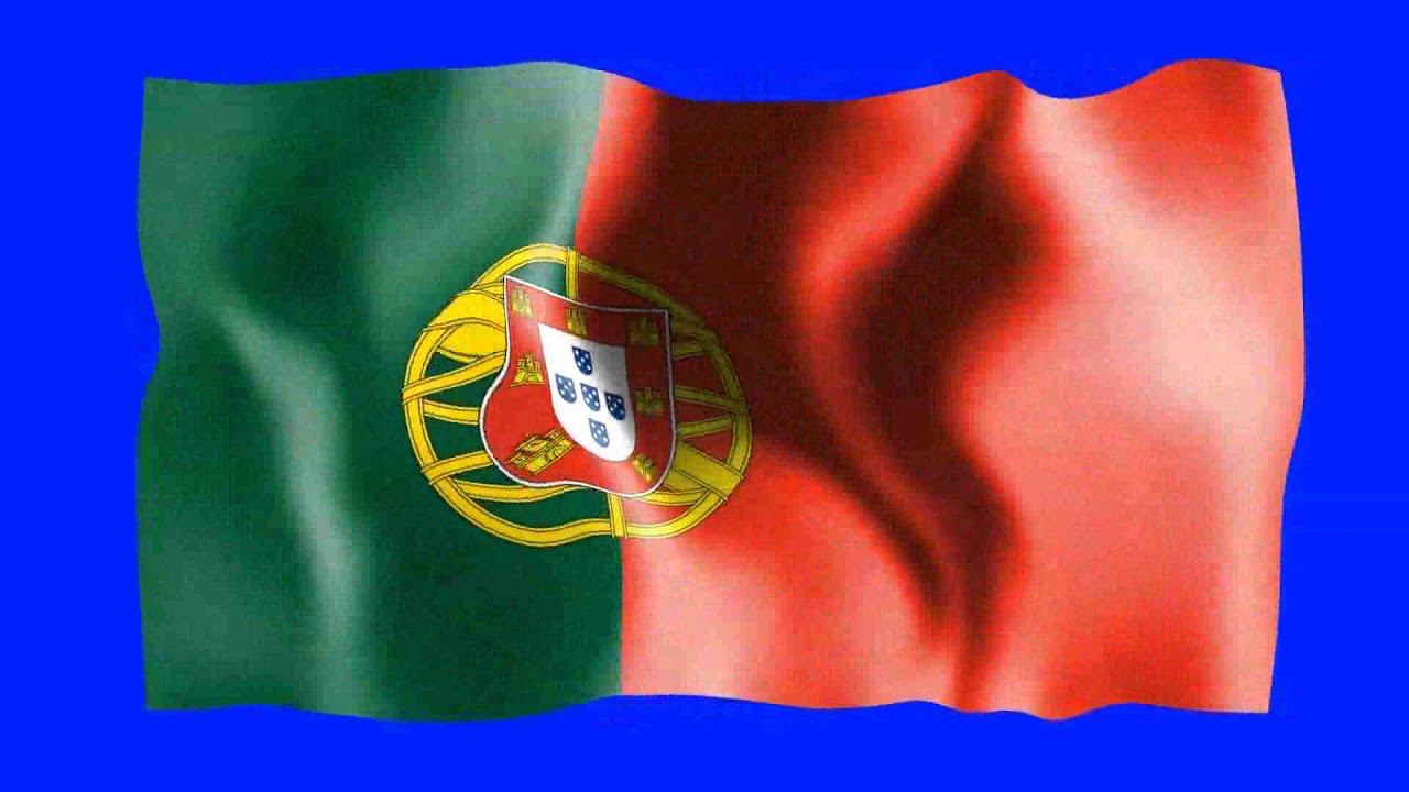 Portugal Waving Flag Free Hd Green Screen Animation