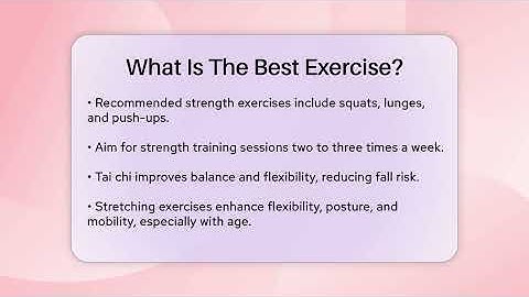 What Is The Best Exercise? - The Personal Growth Path