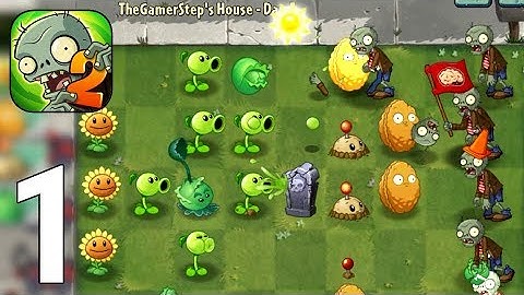 Plants vs. Zombies PvZ 2 Gameplay Walkthrough Part 1 - Tutorial [iOS/Android Games]