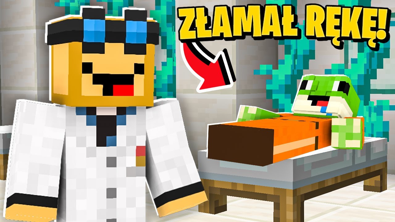Zostałem LEKARZEM WIEZIENNYM w Minecraft! *Deyv złamał rękę*