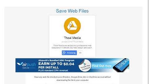 PHP Scripts | Remote Upload to your Cloud Drive