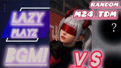 BGMI 1v1 m24 Tdm challenge with random player 
