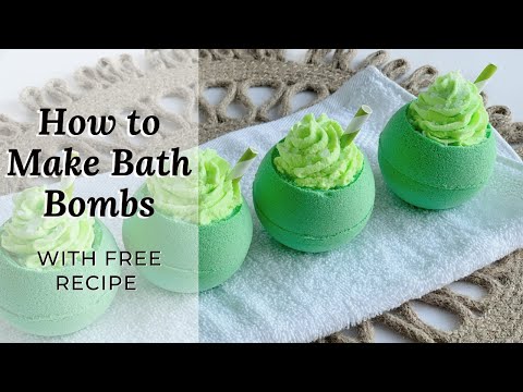 how to make your own scented bath bombs