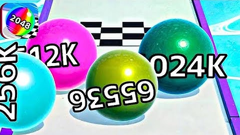 Ball Run 2048 Merge Number ! MAX LEVELS Gameplay Walkthrough New Update android, ios