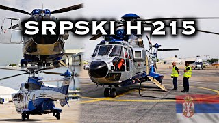 PRIKAZANI SRPSKI HELIKOPTER H-215 SUPER PUMA