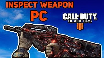 [PC] How To Inspect Weapon On Black Ops 4 PC Tutorial