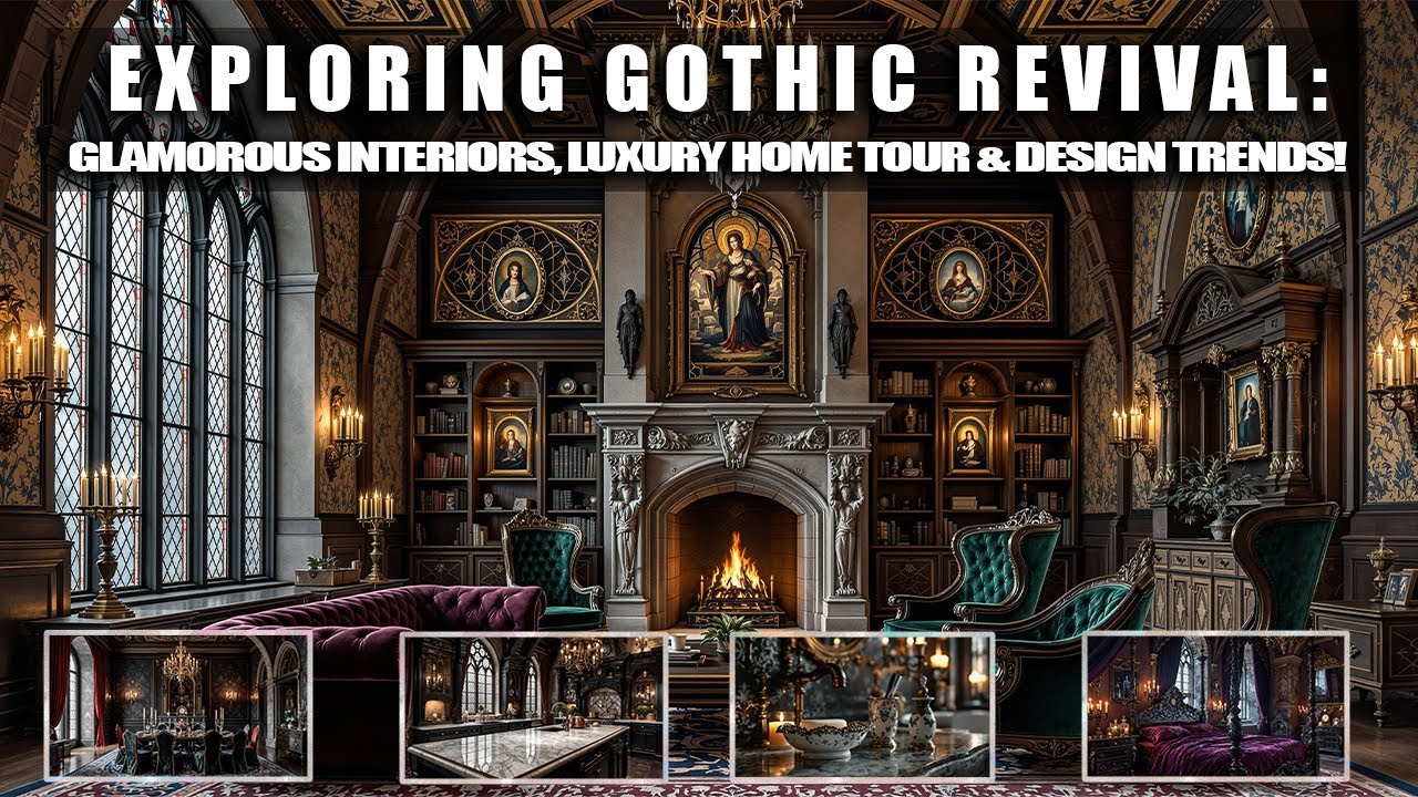 Design De Interiores Revival Gotico Gothcore, La Tendencia Más Oscura