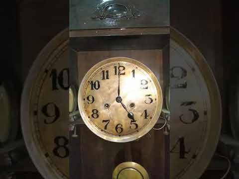 Video: Antique Wall Clock (23 Na Mga Larawan): Antigong Antigo Na Orasan Na Gustav Becker At 