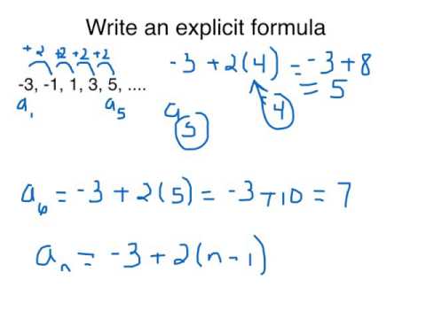 Arithmetic Sequence (explicit formula) - YouTube
