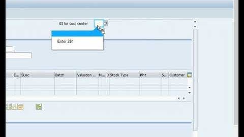 Consumption of material in project/wbse