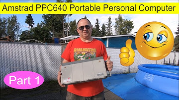 Amstrad PPC640 Portable Personal Computer with twin floppy drive