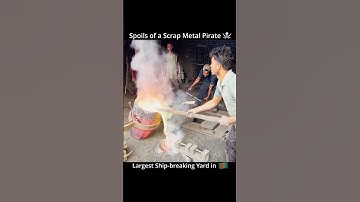 Largest Ship breaking industry or yard in Chittagong, Bangladesh.#random #ships #shipbreaking