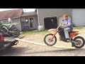 FIRST KTM 300 DIRT BIKE