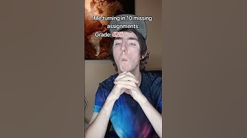 Me turning in 10 missing assignments: