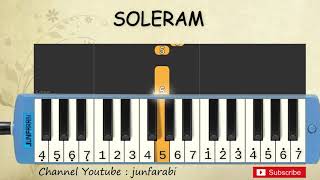 not pianika soleram - lagu daerah melayu - belajar pianika not angka soleram