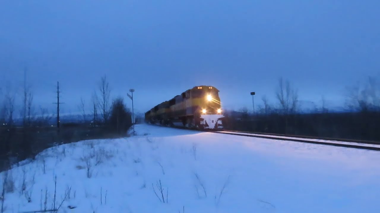 Alaska Railroad Southbound Freight from Fairbanks, AK.