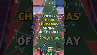 [Christmas] Spotify Top 10 Christmas Songs of the Day, November 28, 2023 #shorts #christmas