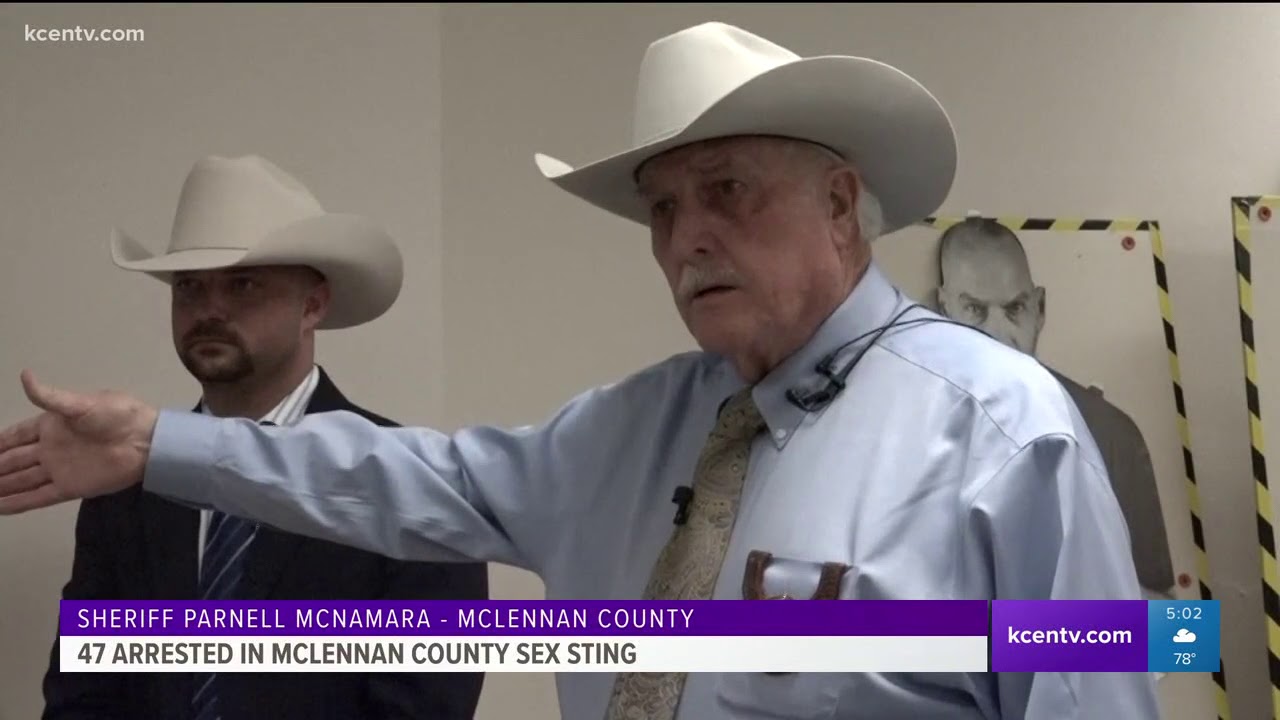 47 arrested in McLennan County sex sting - YouTube