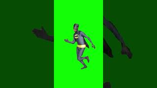 Batman Beach Jump Green Screen