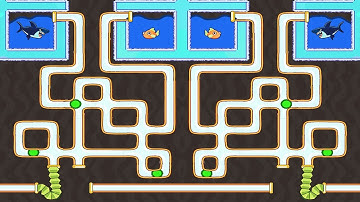 Save the Fish Game || Pull the Pin || All Levels 274-283 fishdom ##21