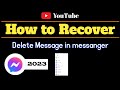 How to recover deleted messages in messanger|tareen tech| urdu/hindi