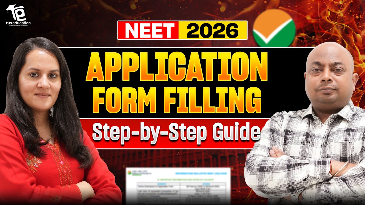 NEET 2026 Application Form Filling | Step-by-Step Guide to Avoid ...