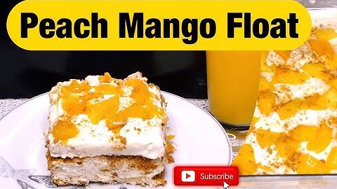 Peach Mango Float