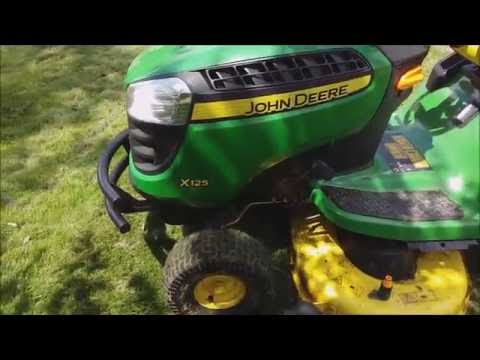 Tracteur Tondeuse John Deere X125 Youtube