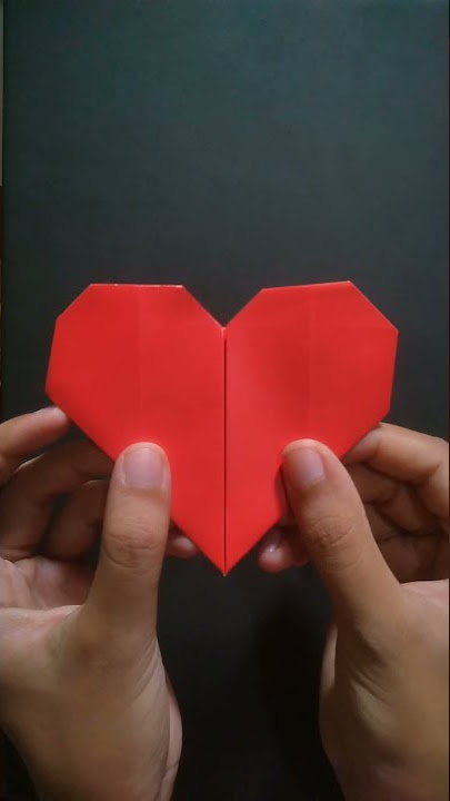 Let's try it | DIY how to make origami paper heart