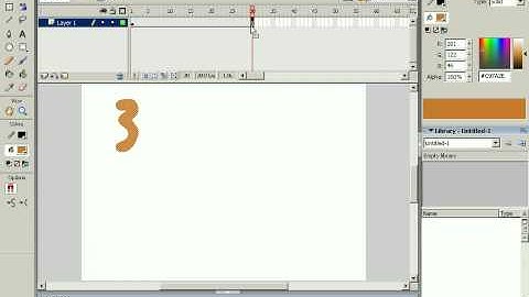 Flash Tutorial - How To Animate an Object