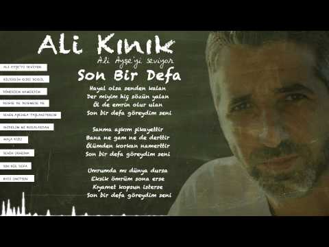 Ali Kınık - Son Bir Defa (Official Lyric Video)