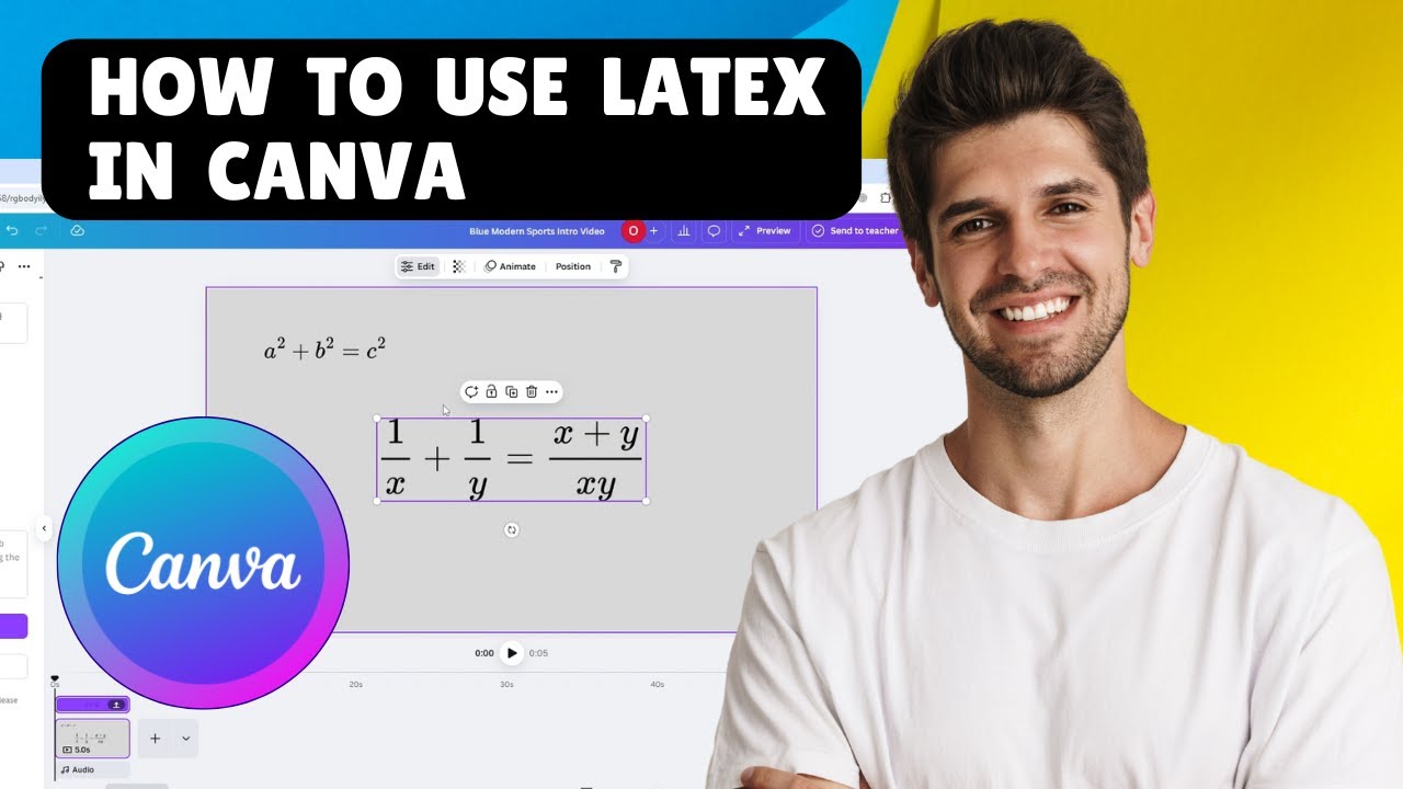 How to Use LaTeX in Canva to Add Math Equations Easily!
