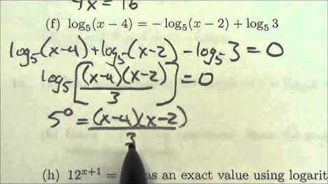 Math 30-1 Logarithms Review #7f