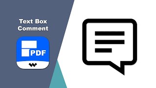 How to Insert a Text Box Comment in Any PDF File in Wondershare PDF Editor