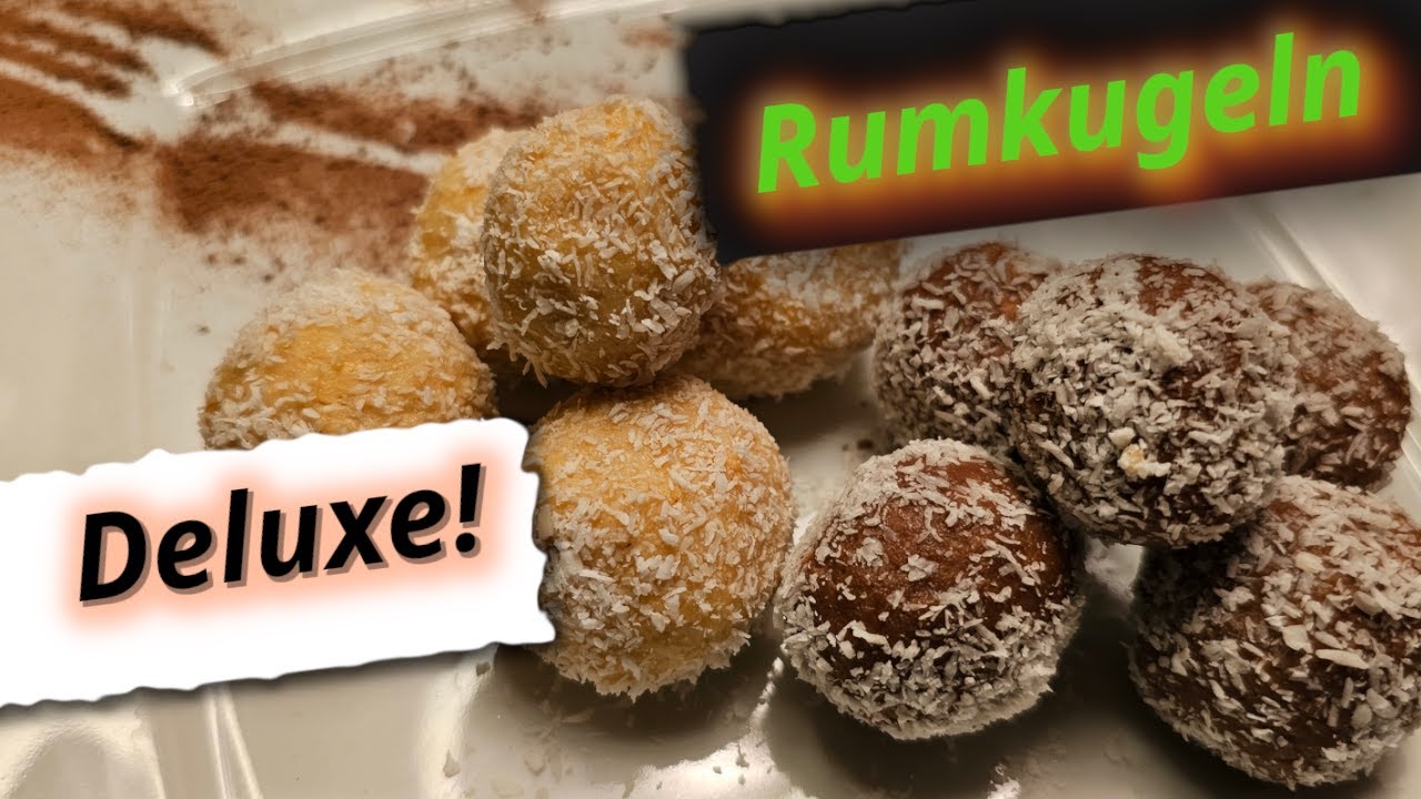 Helle & dunkle Rumkugeln – aus EINER Grundmasse! (mega einfach)