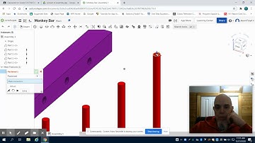 Grade 8 Playground Monkey Bars Subassembly Video 1
