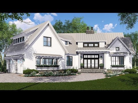  Architectural  Designs  Modern  Farmhouse  Plan  14665RK 