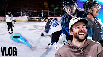 Blocking an NHL player's slapshot just to see how it feels