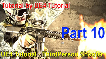 UE4 Tutorial - ThirdPerson Shooter Part 10 - Basic HUD and Dealing Damage