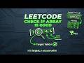 Check If Array Is Good Problem - LeetCode | Simple Solution | CrackTheCode