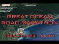 Great Ocean Road Marathon (2024): fly over the 44 km course! Video of the race path.