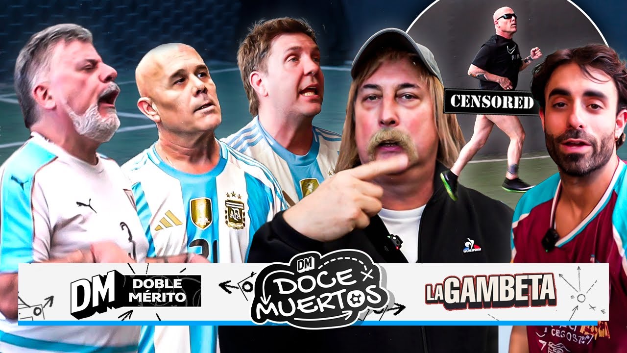 ¡LA GAMBETA LA ROMPE JUGANDO AL FÚTBOL! PICHU, EBER, EL PELADO Y PAVÁN VS. DOBLE MÉRITO