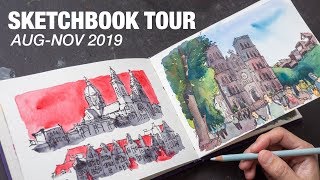 Sketchbook Tour (Aug to Nov 2019)