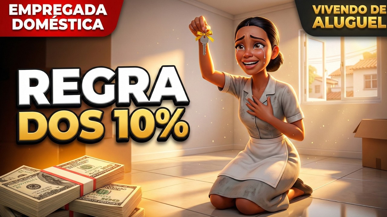 Como uma EMPREGADA DOMÉSTICA usou a REGRA dos 10% e DEU ENTRADA na CASA Própria em 24 Meses