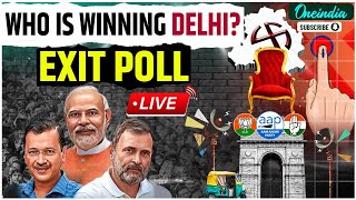 LIVE Delhi Election Exit Poll 2025: AAP vs. BJP vs. Congress | Who leads in Poll of Polls Results?