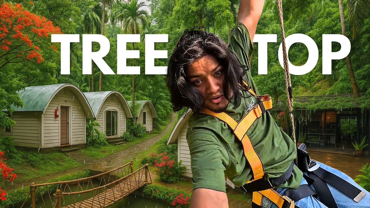 আমার দেখা সিলেটের সেরা অ্যাডভেঞ্চারাস রিসোর্ট —Tree top resort Sylhet (Best Resort near sylhet city)