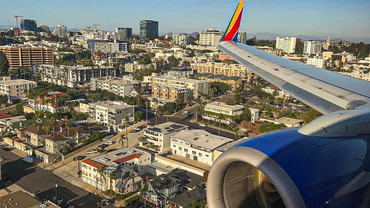 Stunning & INCREDIBLY SMOOTH San Diego Landing | Southwest Airlines Boeing 737-7H4 ~ Lindbergh Field